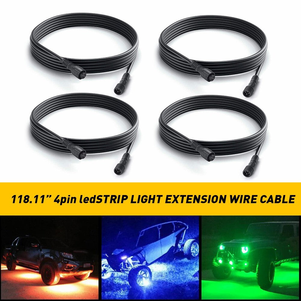 4x 10 Red Yang 4 Gold Red and Green LED RGB Reference Light Sheet - v