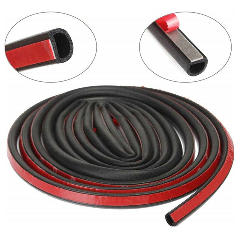 26ft Self Adhesive Rubber Weather Draft Seal Strip Weatherstrip Car Window Door
