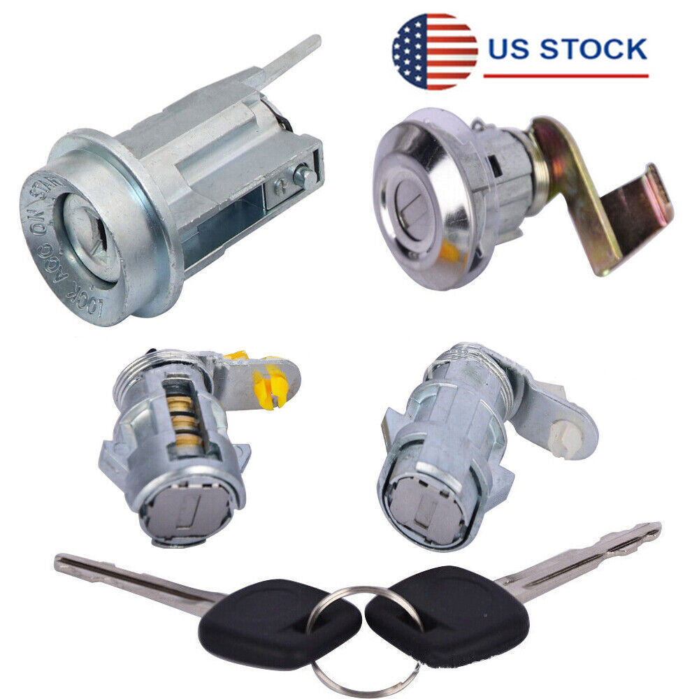 Ignition Door Lock Cylinder Keys Set for Toyota Hilux RN85 LN106 1988 - 1997