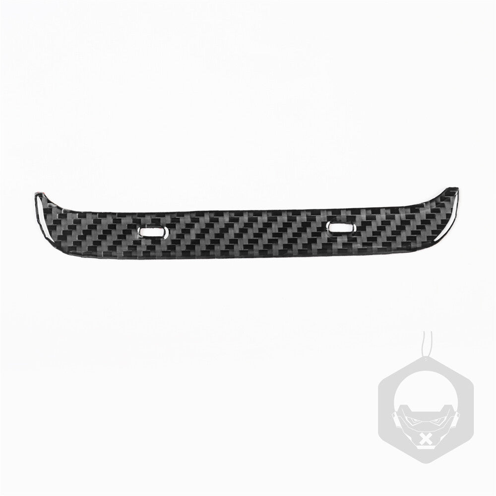 Carbon fiber interior rear vent cover trim for Model 3/Y 17-22- n