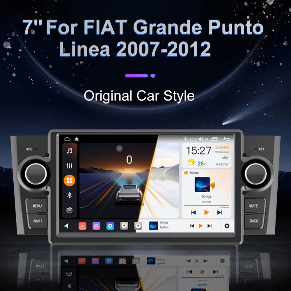 CarPlay Car Radio for Fiat Linea Grande Punto 2007-2012 GPS Multimedia Player