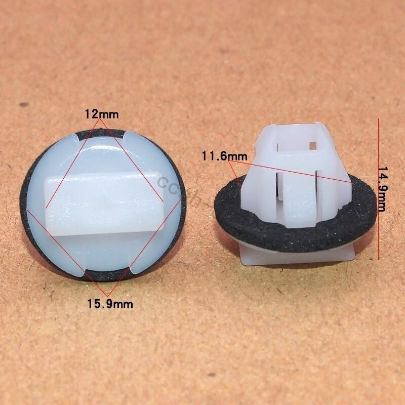 10 Pcs Car Front Fender Flare Wheel Arch Trim Retainer Clips for Nissan