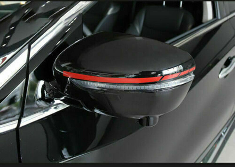 for Nissan Rogue X-Trail 2014-2020 Gloss Black Rear View Mirror Cover Trim Decor