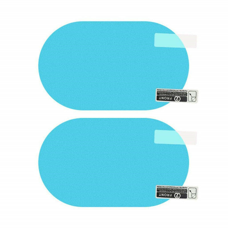 4Pcs Car Mirror Window Rainproof Guard Rear View Clear Sticker Waterproof Film