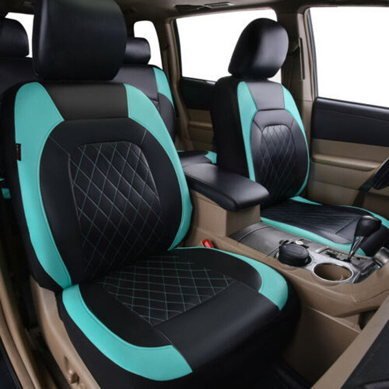 9-piece car for seat cover set, polyurethane synthetic leather, accessories, protective, universal, complete set for 5 seats. n