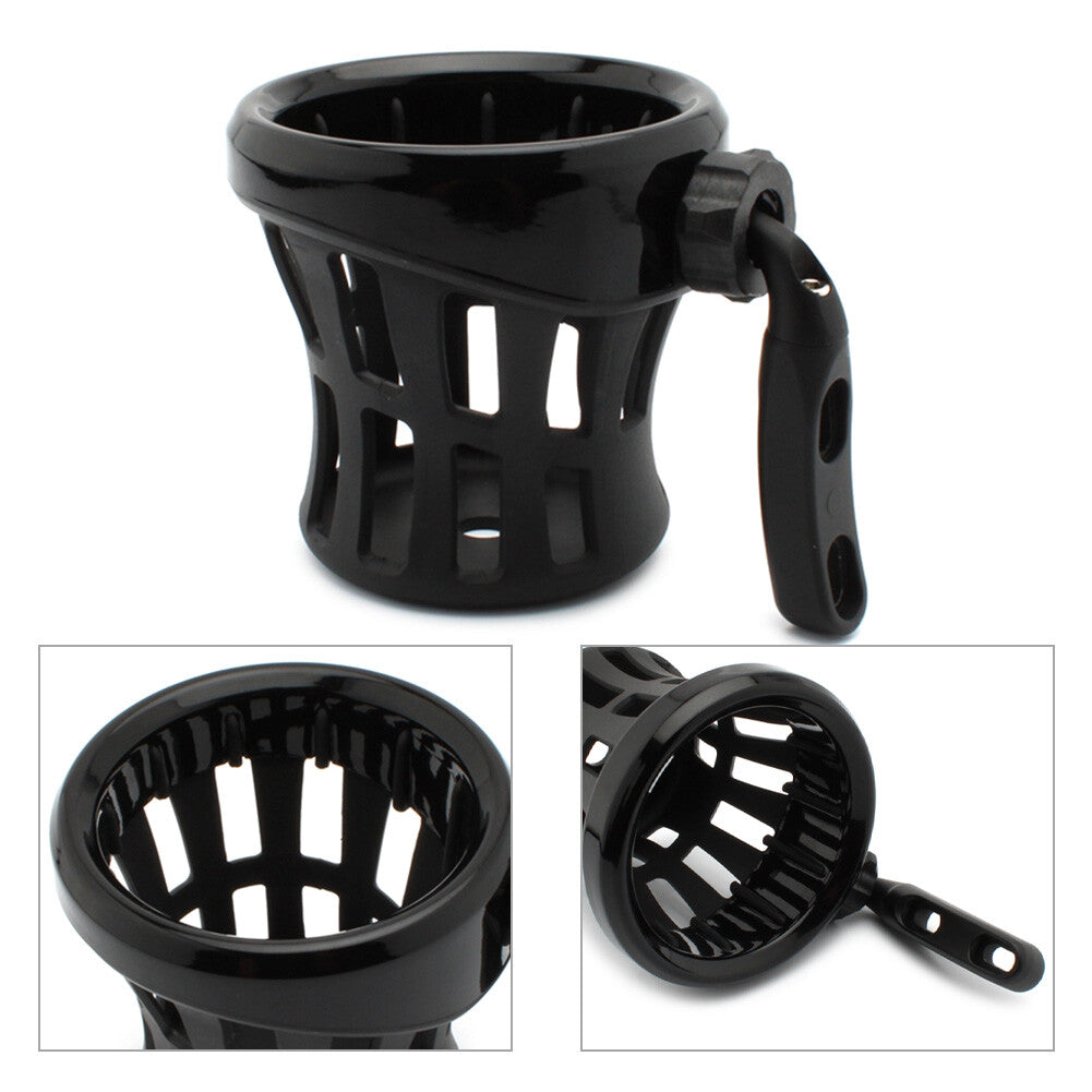 1x Handlebar Cup Holder Drink W/ Mesh Basket Mount Universal for BMW R18