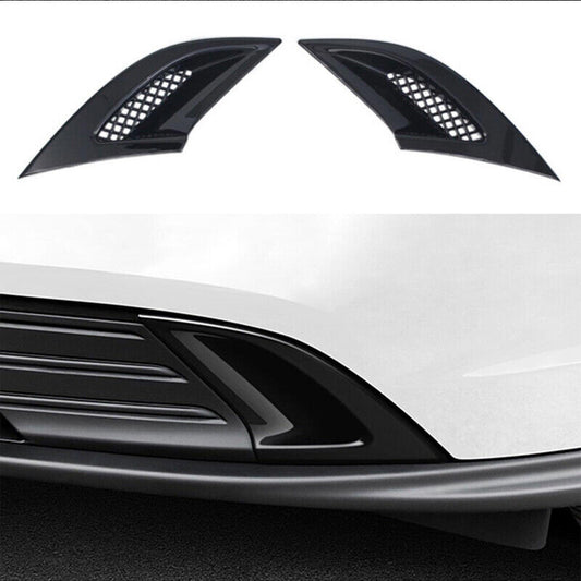 for Honda Accord 23-2024 Glossy Black Front Fog Light Lamp Cover Trim Frame 2PCS