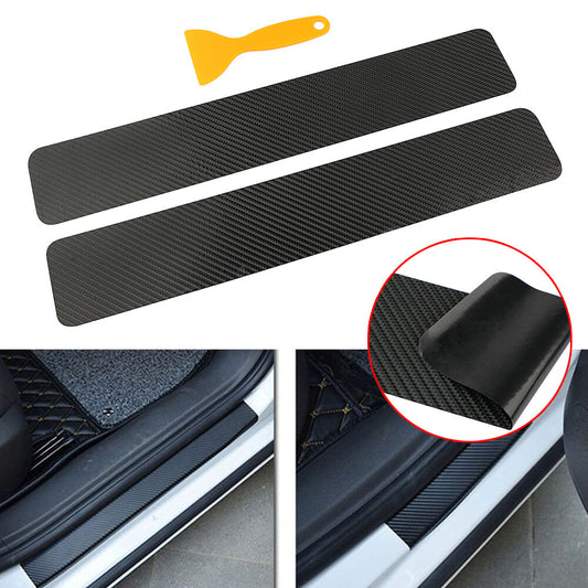 Car door and window sill protection sticker, scratch-resistant 5D carbon fiber strip