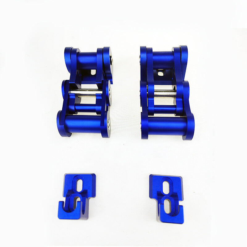 Range hood latch cover lock kit for 2007-17 for Jeep for Wrangler JK Blue
