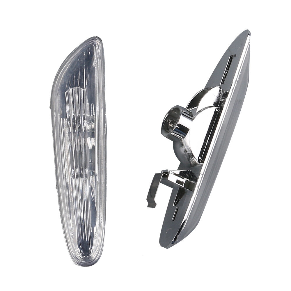 Pair L+R Fender Side Marker Light Indicator Lamp for BMW 3Series E90 E82 E88 E60
