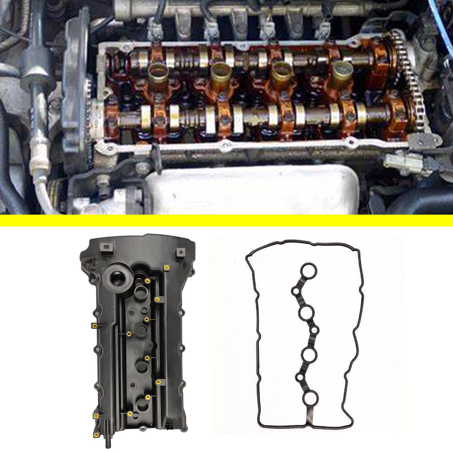 for Hyundai Sonata Santa Fe 2.0L 2.4L Valve Cover Gasket 22441-2GGB0 2015-2020