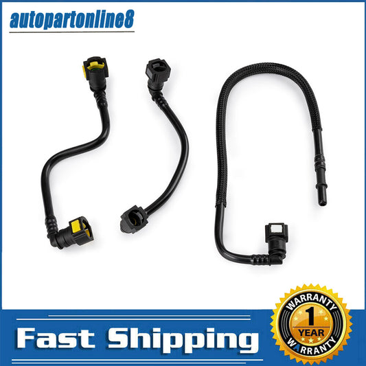 3-Piece Brand New Fuel Hose Kit for Mercedes-Benz ML320, ML350, ML430, ML500 (Model 1634702864) Q
