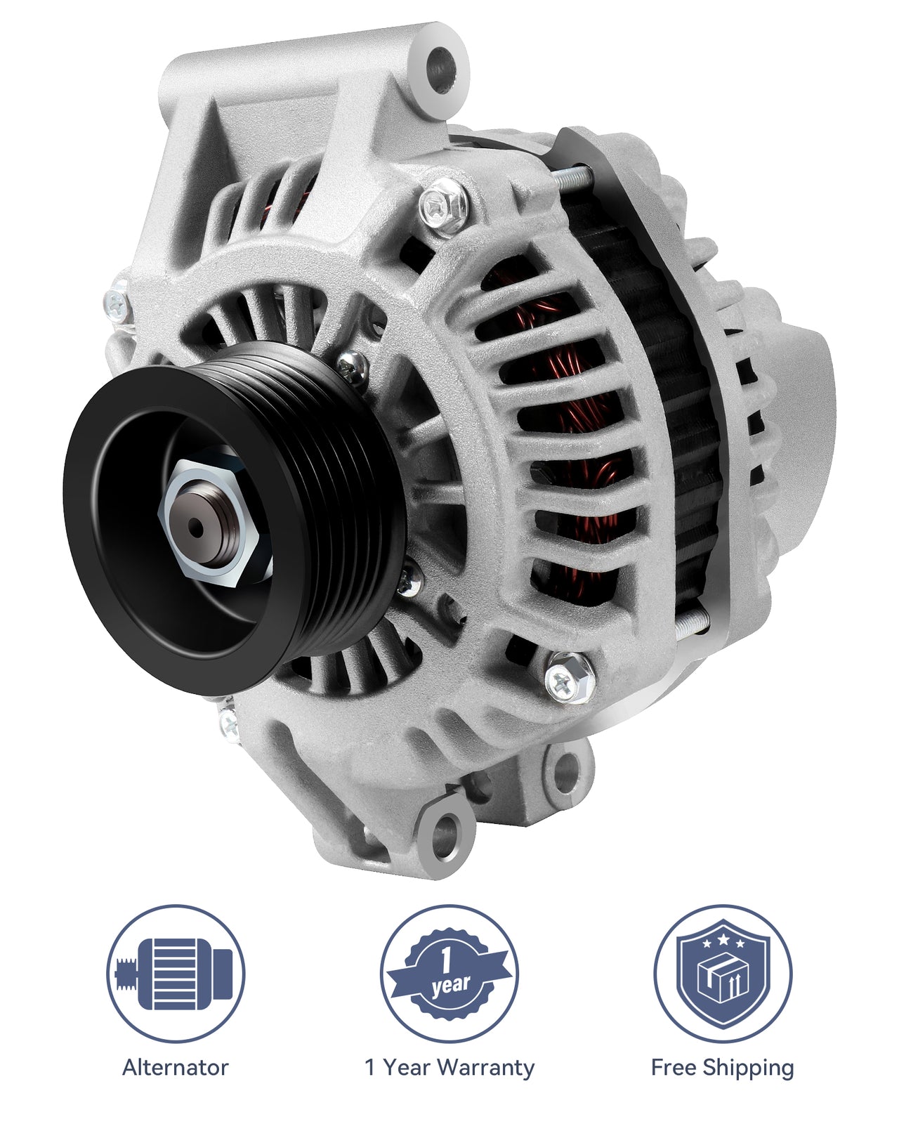 New Alternator 12V 90Amp Fit for 2002-2006 for Honda CR-V Sport Utility 13966
