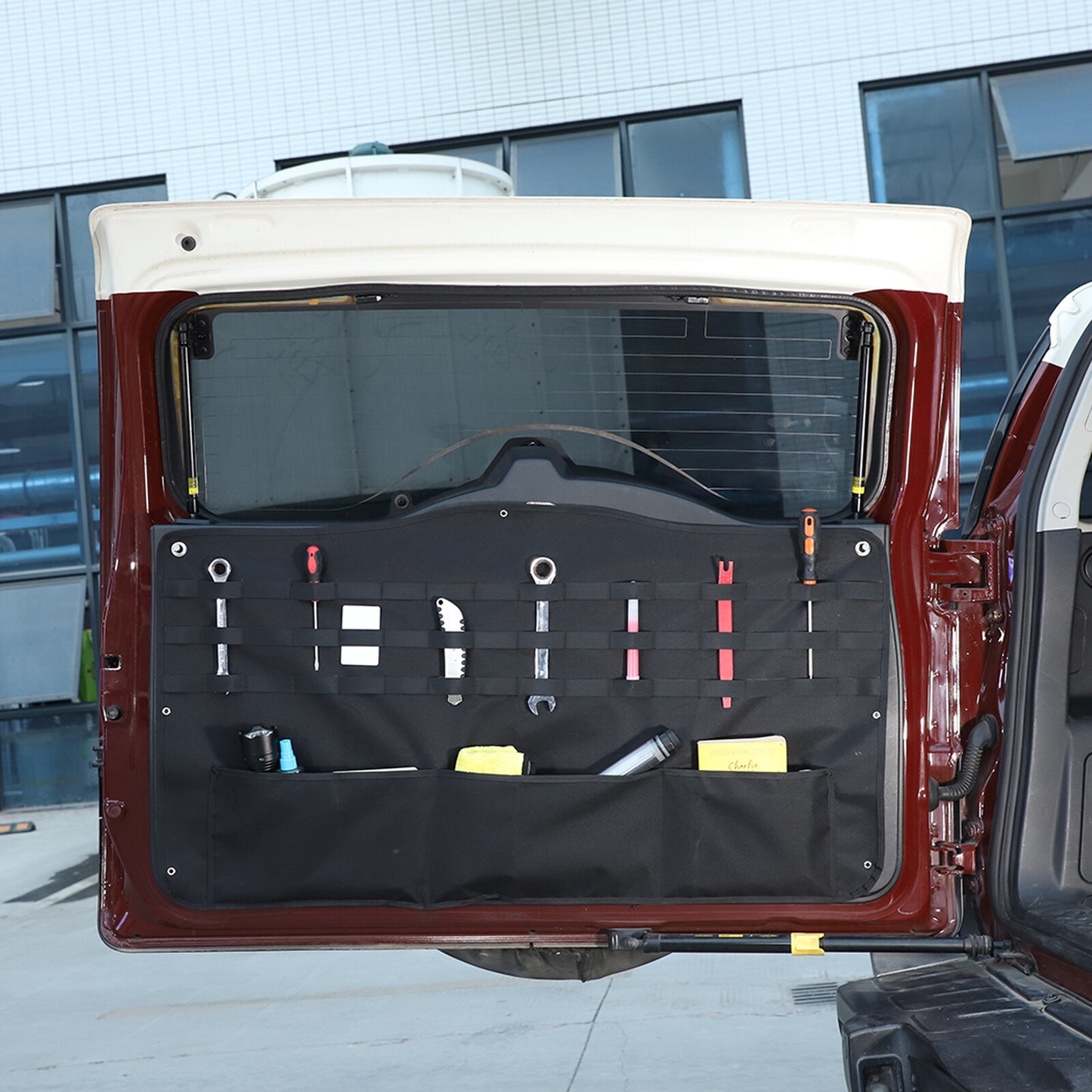 Tailgate cargo storage bag cover tool kit storage box for FJ Cruiser 07-21- n