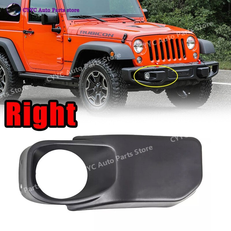 Fog Light Lamp Cover Bumper Fog Light bezel Right for JEEP for Wrangler JK 07-17