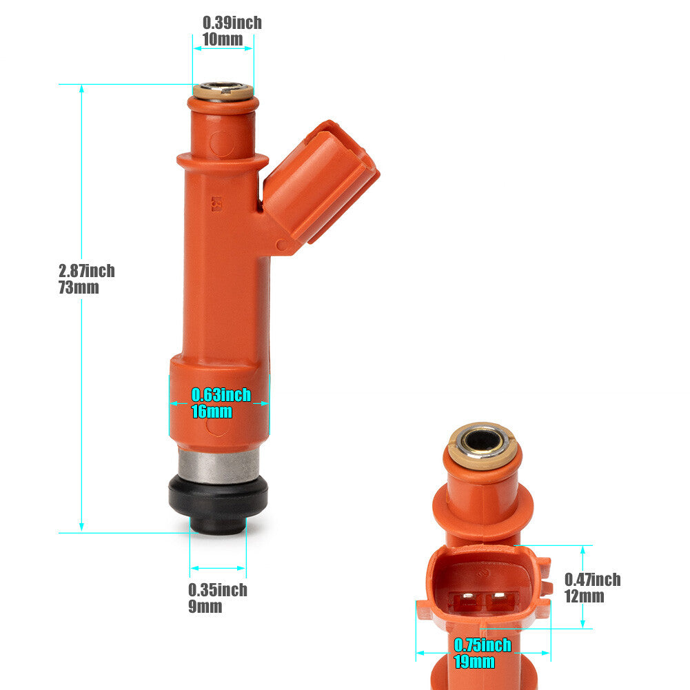 4x 850cc Fuel Injector for Toyota 1.8L for Lotus Exige Celica 2.4L 1001-87F90 New