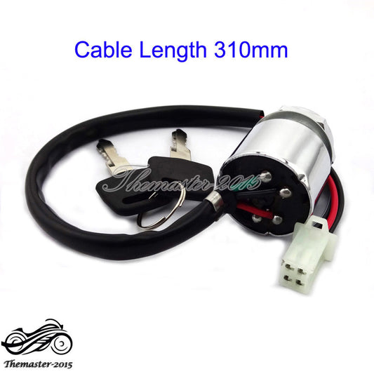 4 Wire Ignition Key Switch For ATV Quad Go Kart Taotao Kazuma Roketa Dirt Bike Q