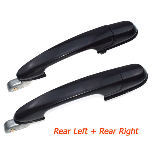 Left rear right exterior door handles for Hyundai for Tucson 05-09, brand new, black. n