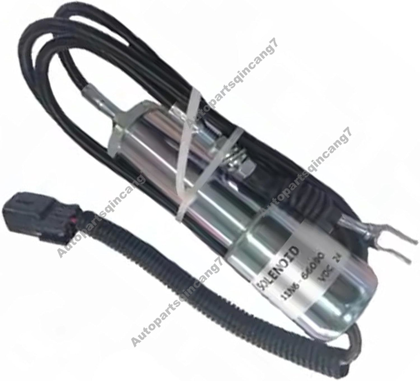 24V Fuel Shutoff Stop Solenoid 11N6-66090 for Hyundai Excavator R220LC-7H