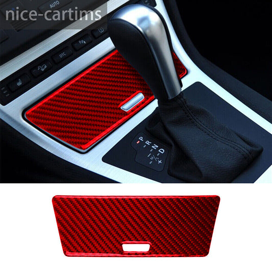 Red Carbon Fiber Cigarette Lighter Ashtray Panel Trim Kit for BMW X3 E83 2004-10