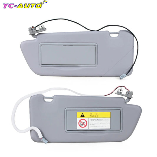 Car sun visor accessories suitable for Citroen C5, for Peugeot 2008, 3008, and 308S, with lights.