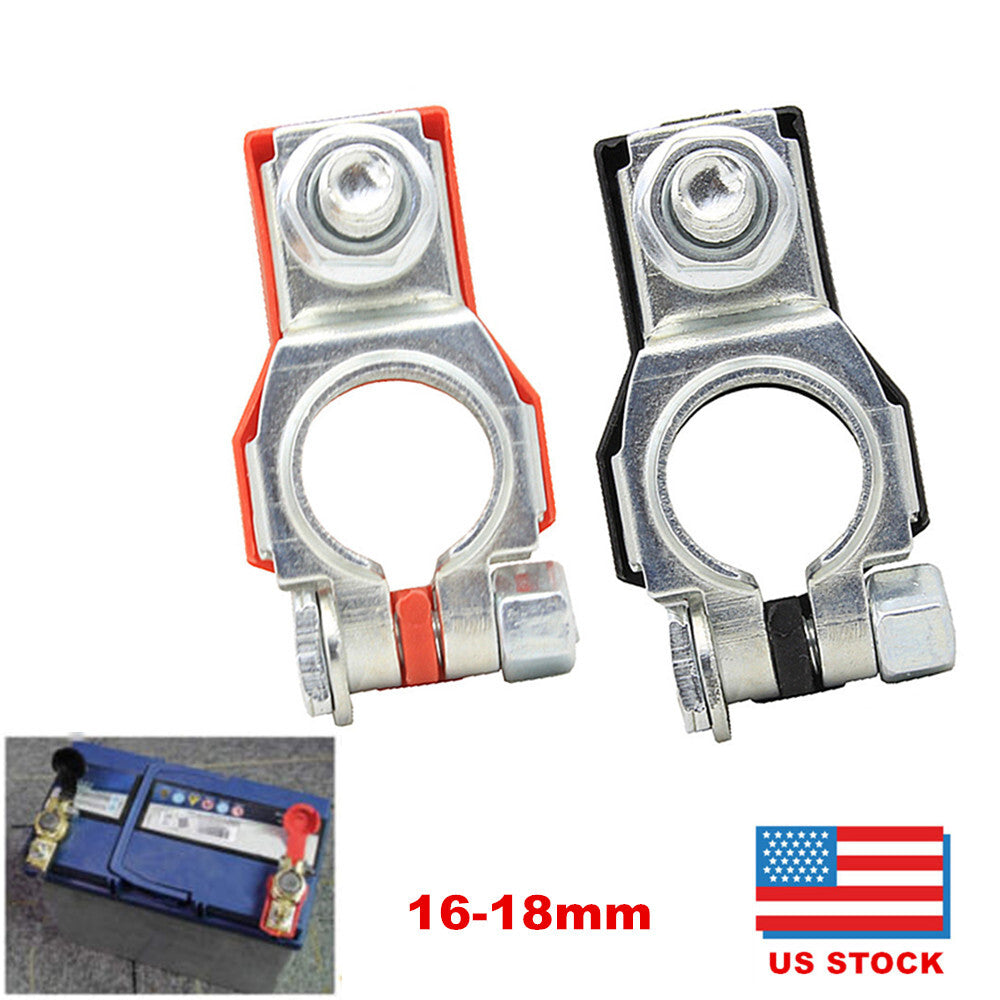 16-18mm automotive battery terminal clamp connector negative and positive copper - n