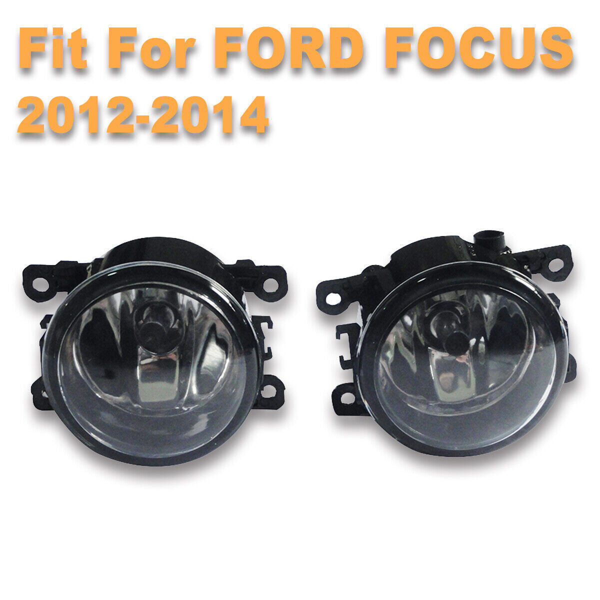 Clear Lens Front Bumper Driving Fog Lights Lamps for Ford Focus 2012 2013 2014