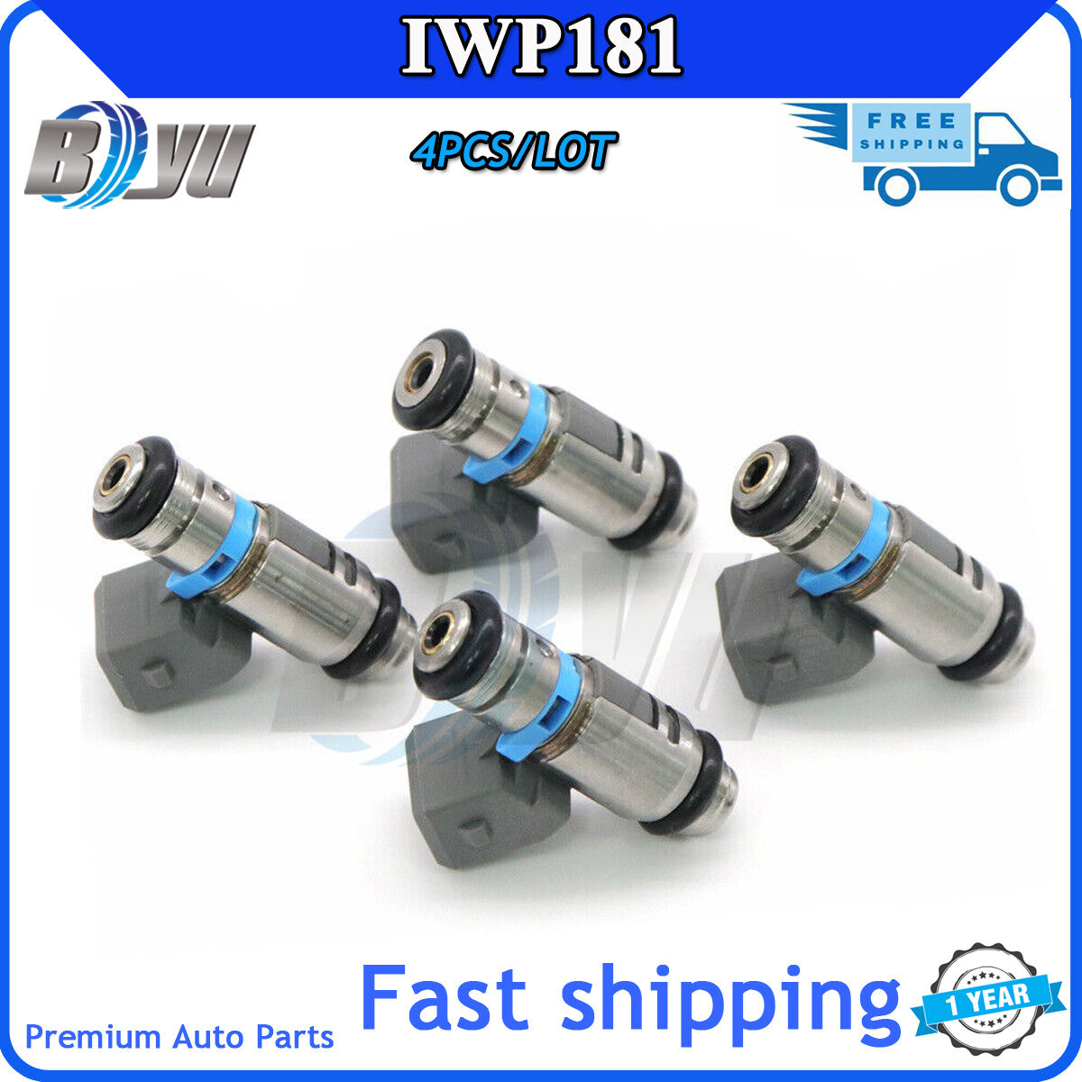 4-pack IWP181 fuel injectors for Harley Davidson Sportster XL 883C 1200C 27706-07A- v