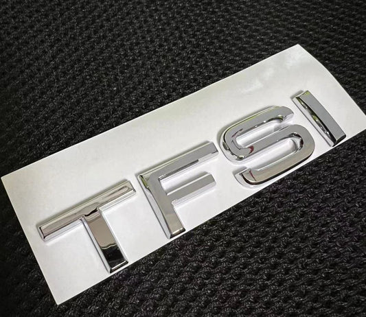 Suitable for Cadillac V car trunk badge/boot badge sticker logo, silver, 8cm x 2.5cm.