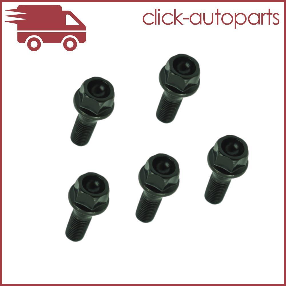 5Pcs Set for BMW E46 E53 E60 E90 323i 325i 328i 335i 525i Wheel Lug Bolts Nuts Q