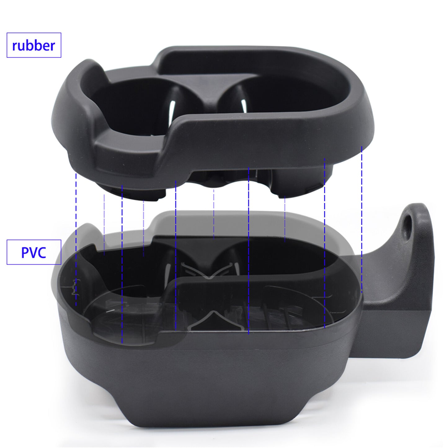 Beverage Holder Cupholder Black A4518100370 for Smart Fortwo451 for Smart Accessories Q