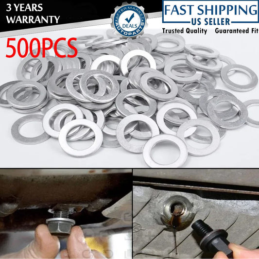 500PCS 14mm OIL DRAIN PLUG CRUSH WASHER GASKETS P/N 94109-14000 for HONDA / for ACURA Q