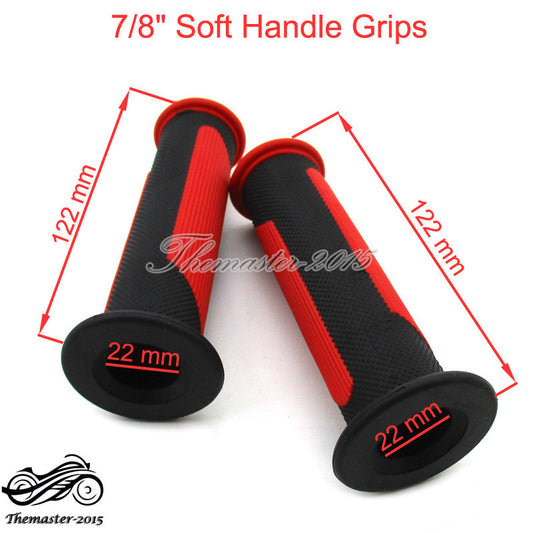 22mm Soft Handle Bar Hand Grips For 70cc 90cc 110cc 125cc 150cc ATV Quad Sunl Q