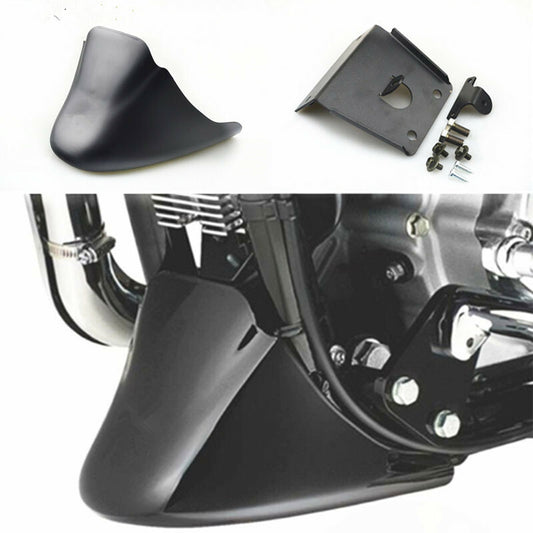 Matte Black Chin Fairing Front Spoiler for Harley Sportster XL 883 XL1200 04-14 Q