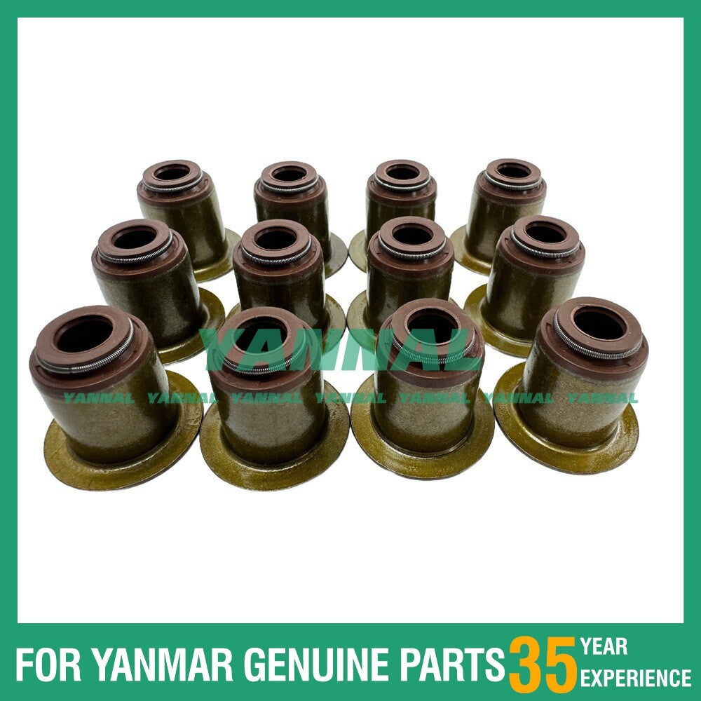 12-piece set of valve oil seals for 2H engine parts -