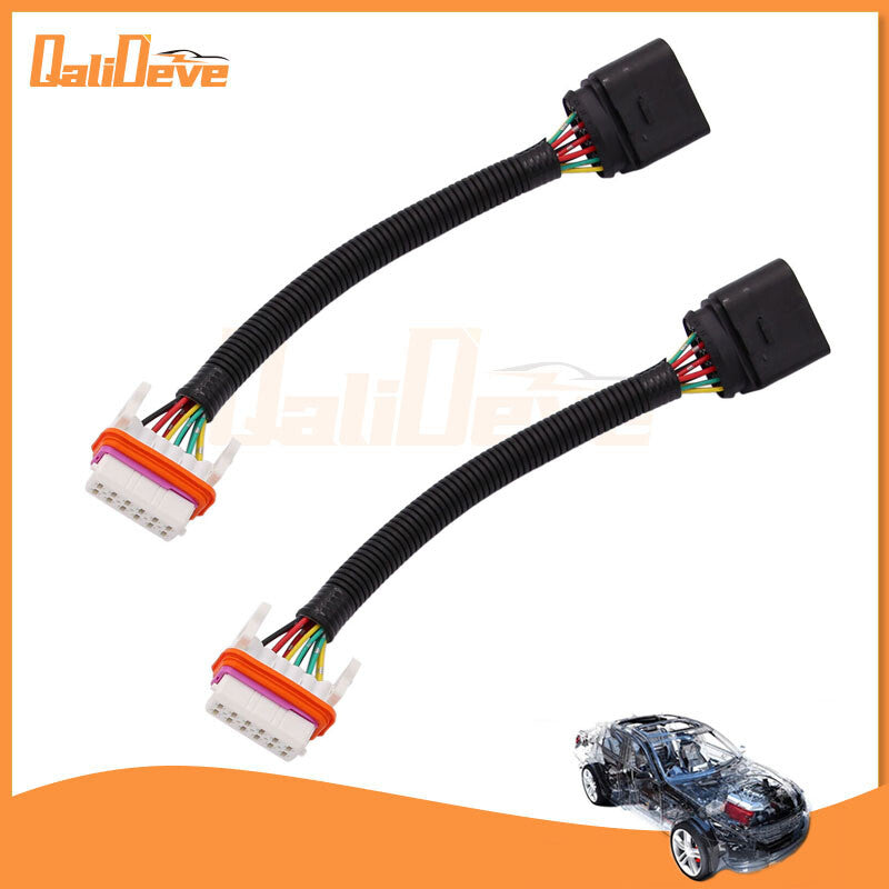 Suitable for 03-06 for Porsche for Cayenne xenon headlight wire connector harness (2 pieces)