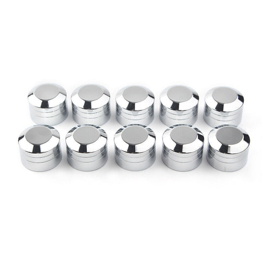 for Harley Inner 9mm Schrauben Motor Chrome Aluminum CNC Bolt Topper Caps Cover Q