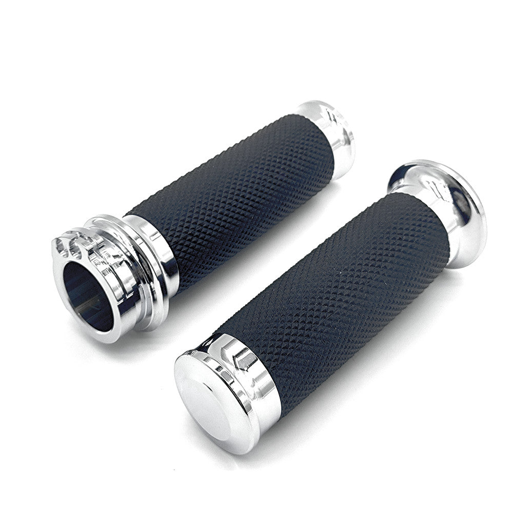 Motorcycle 1 Handle Bar Hand Grips for Harley Sportster Dyna Softail Universal