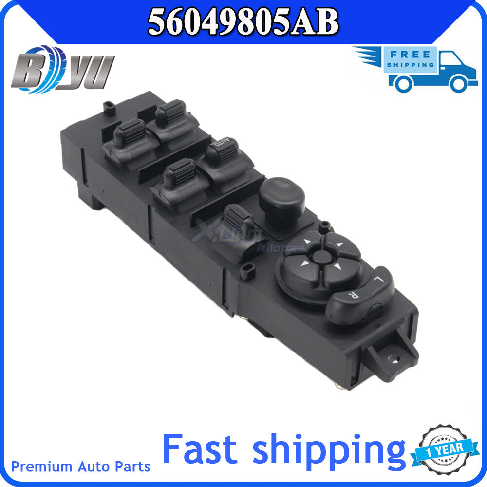 Door and window control panel suitable for 02-10 for Dodge for Ram 1500 2500 3500 driver's side - v