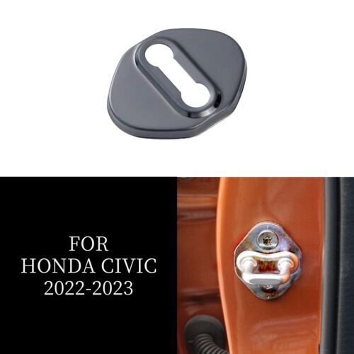 4Pcs for Honda for Civic 2022-2023 Car Door Stop ABS Rust Protector Stick Patch Kit