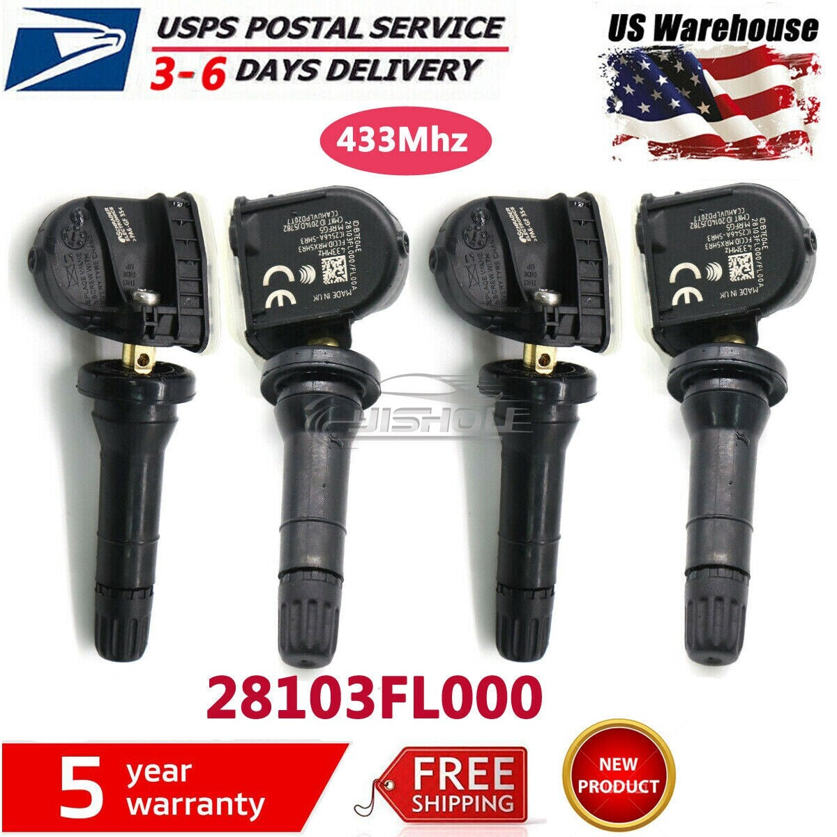 28103FL000A TPMS Tire Pressure Sensors For 2018-2019 for Subaru Ascent Crosstek