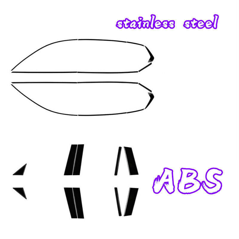 for Mazda CX50 CX-50 23-2025 Gloss Black Car Window Moulding Pillar Column Trim n