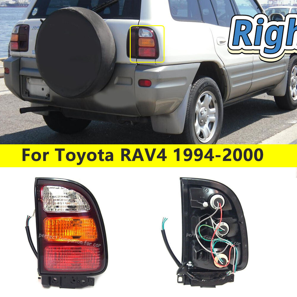 The right taillight, rear turn signal, and brake light are applicable to the for Toyota RAV4 (RAV-4 1998-2000).