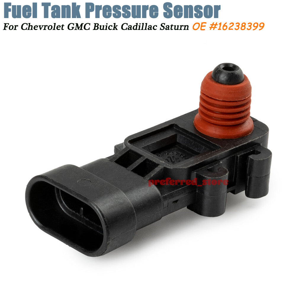 EVAP fuel tank pressure sensor 16238399 is suitable for GMC , for Buick , for Cadillac , and for Saturn vehicles. v