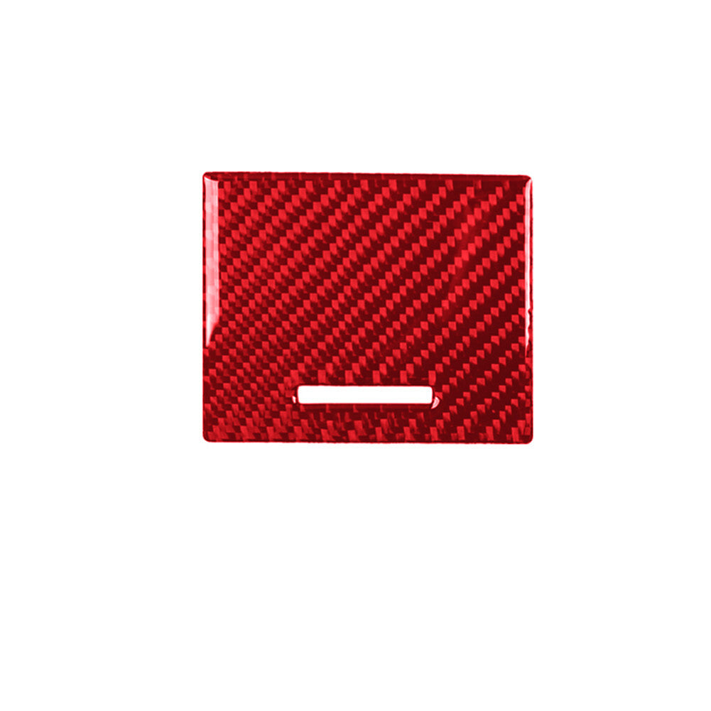 Carbon Fiber Center Console Storage Box Cover Trims for Camry 2012-2014 v