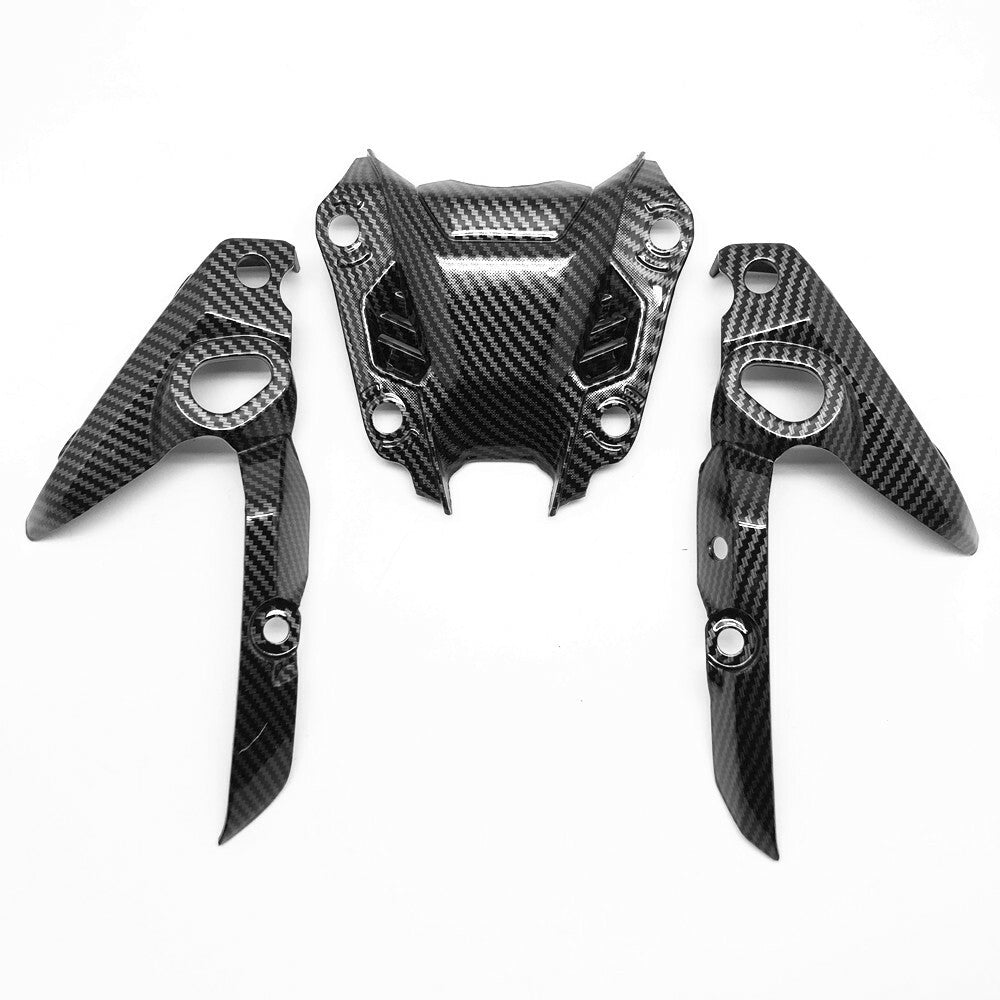 for YAMAHA 14-17 FZ07 MT07 Headlight Windshield Turn Signal Fairing Carbon Fiber