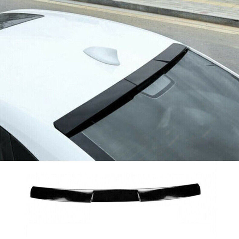 for Hyundai for Elantra 2017-2020 Black ABS Roof Spoiler Trunk Tail Lip Wing Trim 1x