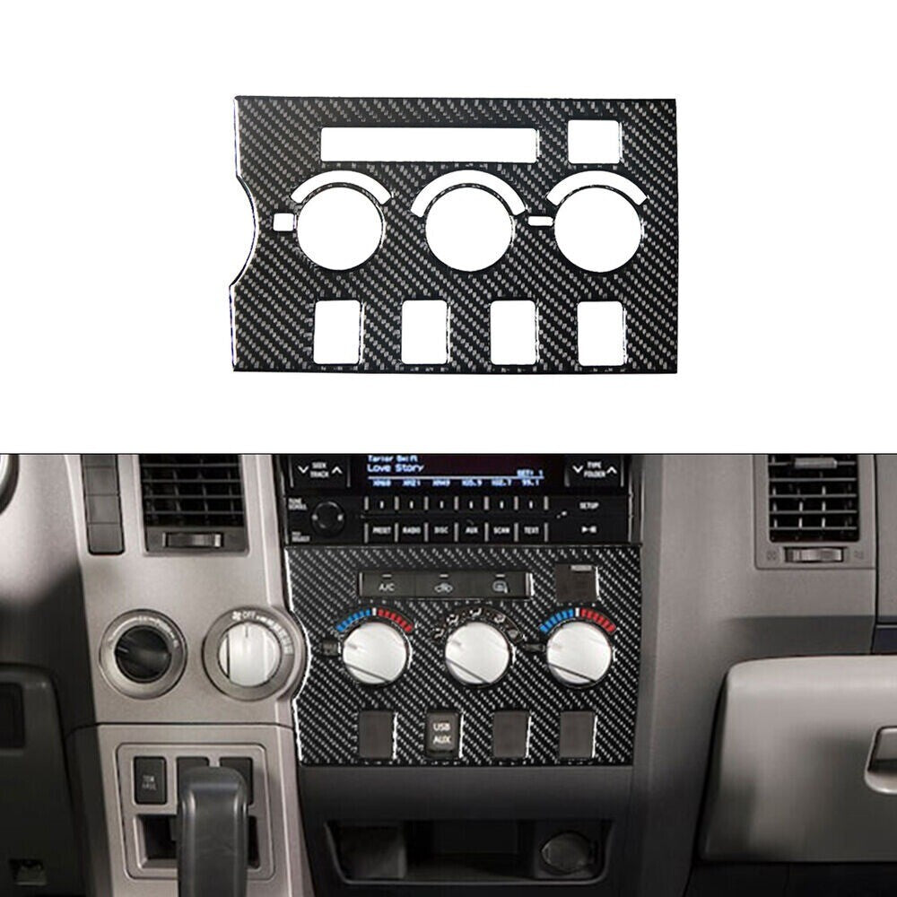 1Central A/C Control Panel Type-B Trim Carbon Fiber For Tundra 2007-2013 n