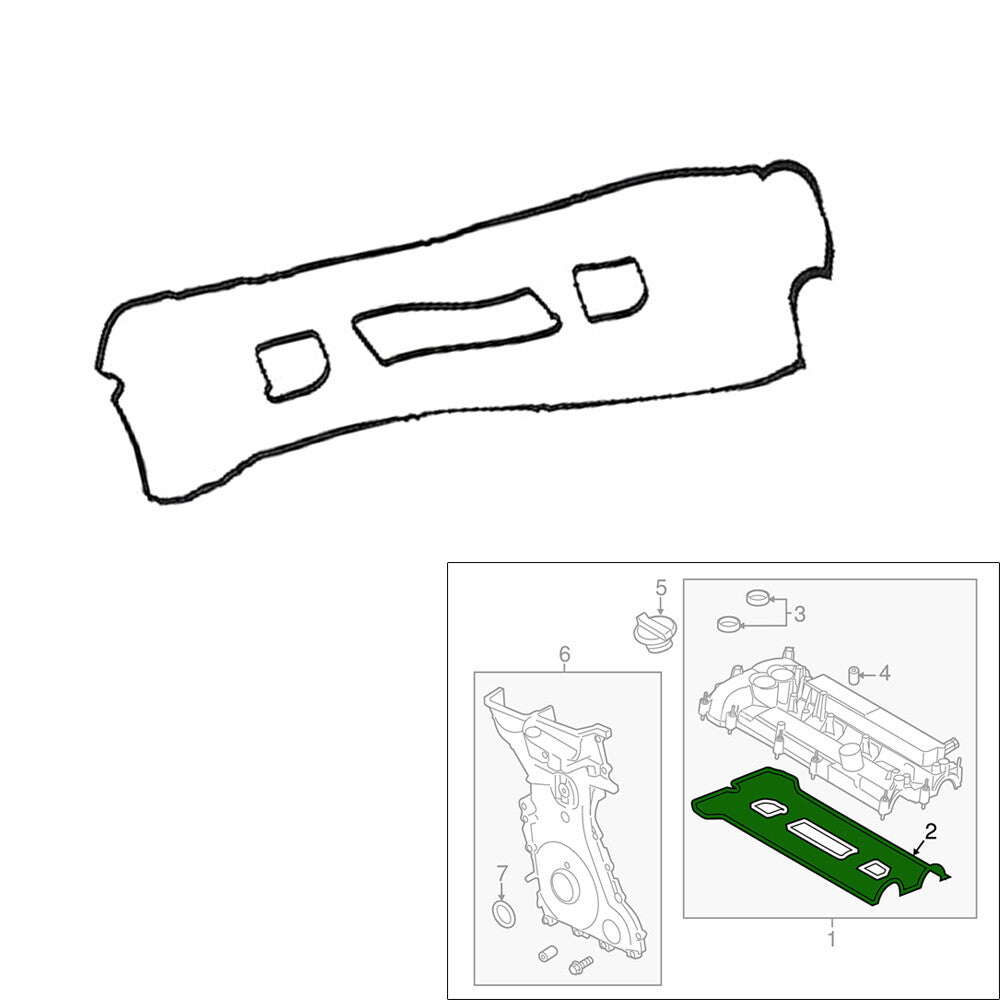 Valve Cover Gasket Set Fits 2012-2020 for Ford Fusion Explorer for Lincoln MKZ 2.0L 2.3L Q