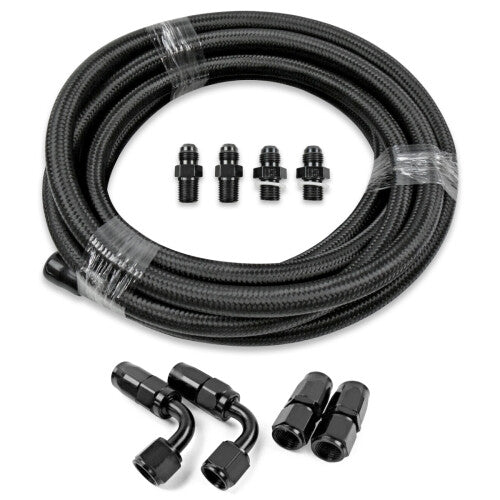 Automatic transmission cooler line +6AN APush lock accessory for GM 4L60 E4L65E